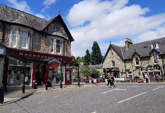 MacNaughtons of Pitlochry, one of Scotlands oldest retail establishments. A must-see on your golf package Scotland